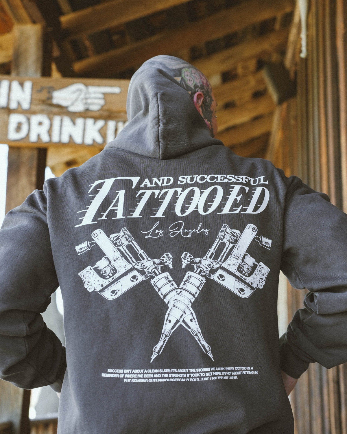 Showtime Hoodie - Faded Gray